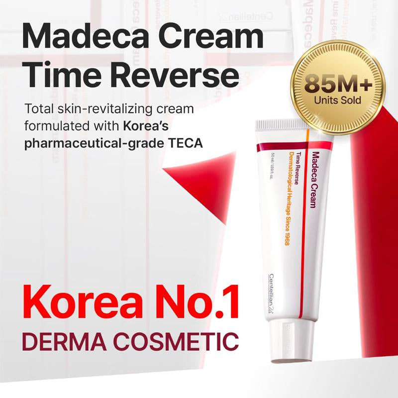 [Centellian24] Signature Edition | 2X Madeca Cream Time Reverse + 2X Intensive Formula Sheet Mask | Daily Hydrating Repair with Cica, Hyaluronic Acid & Radiance Boost | Korean Skincare